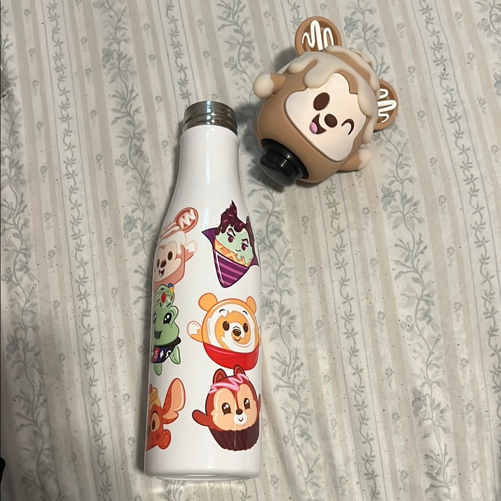 Cute Character Water Bottle with Cap